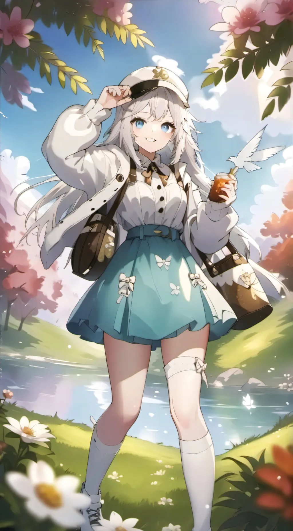 ai character: audery background