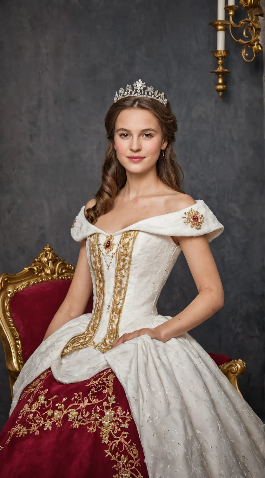 ai character: princesse Louane  background