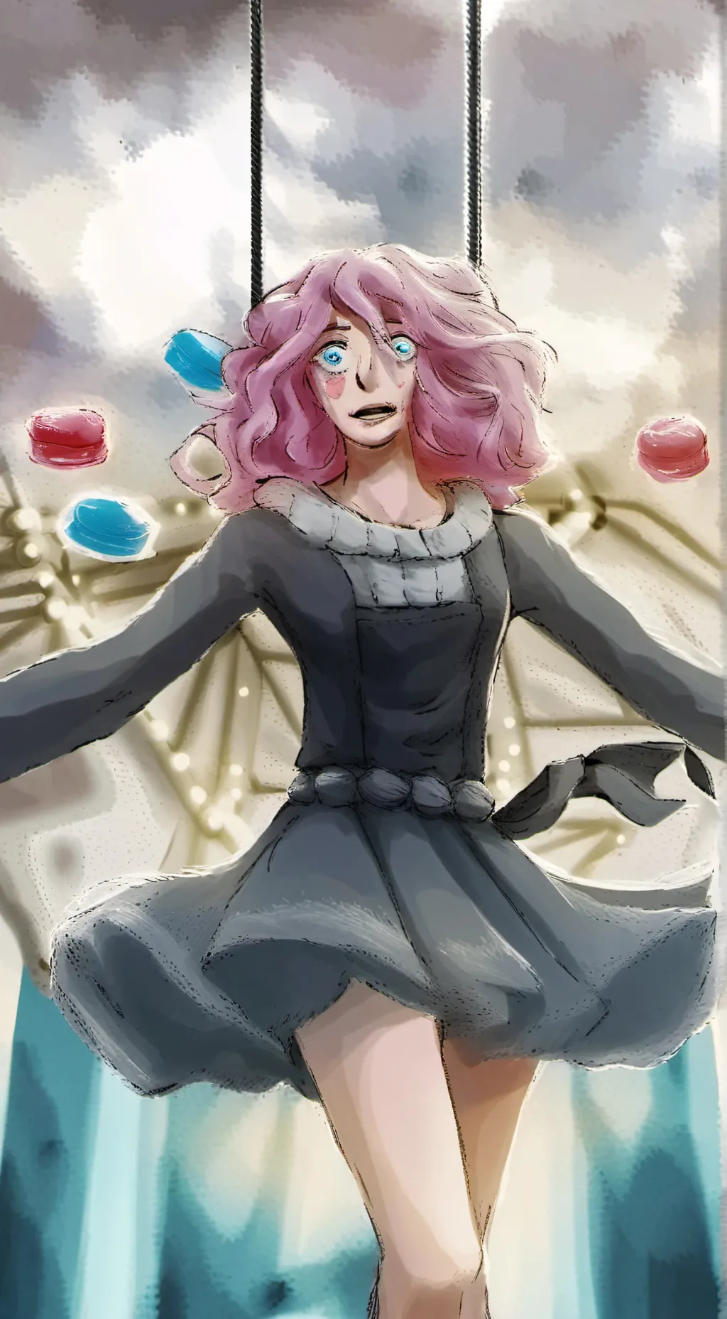 ai character: Gumdrop angel background