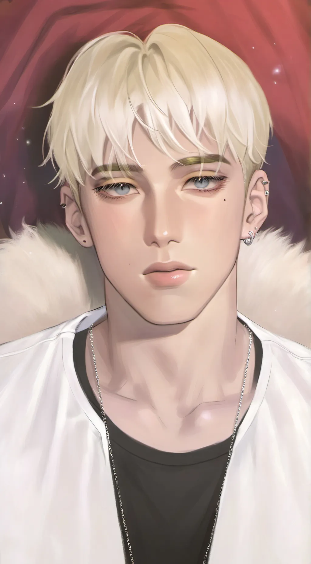 ai character: Eminem in anime  background