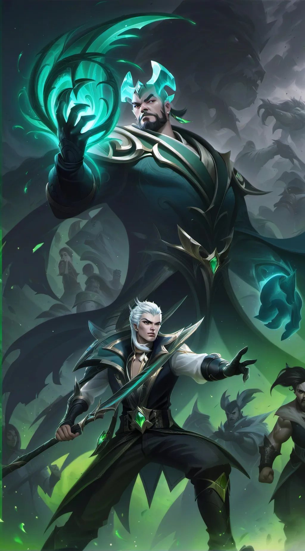 ai character: Magic world 2 ￼ background