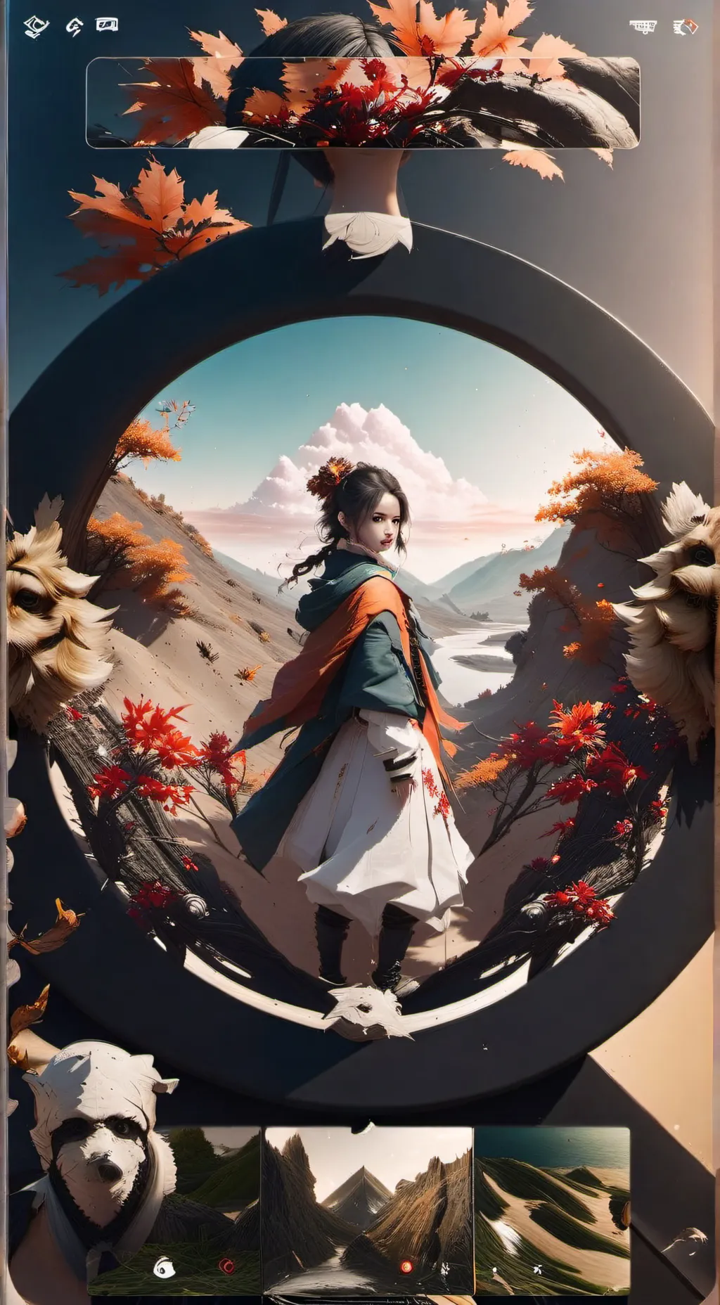 ai character: Dream smp background