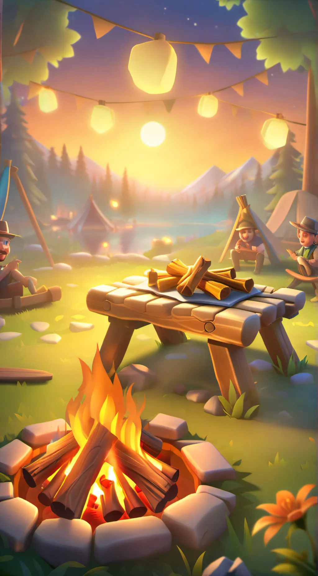 ai character: Clunki AU background