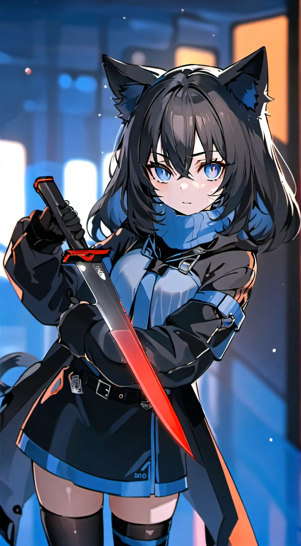 ai character: 猫娘 background