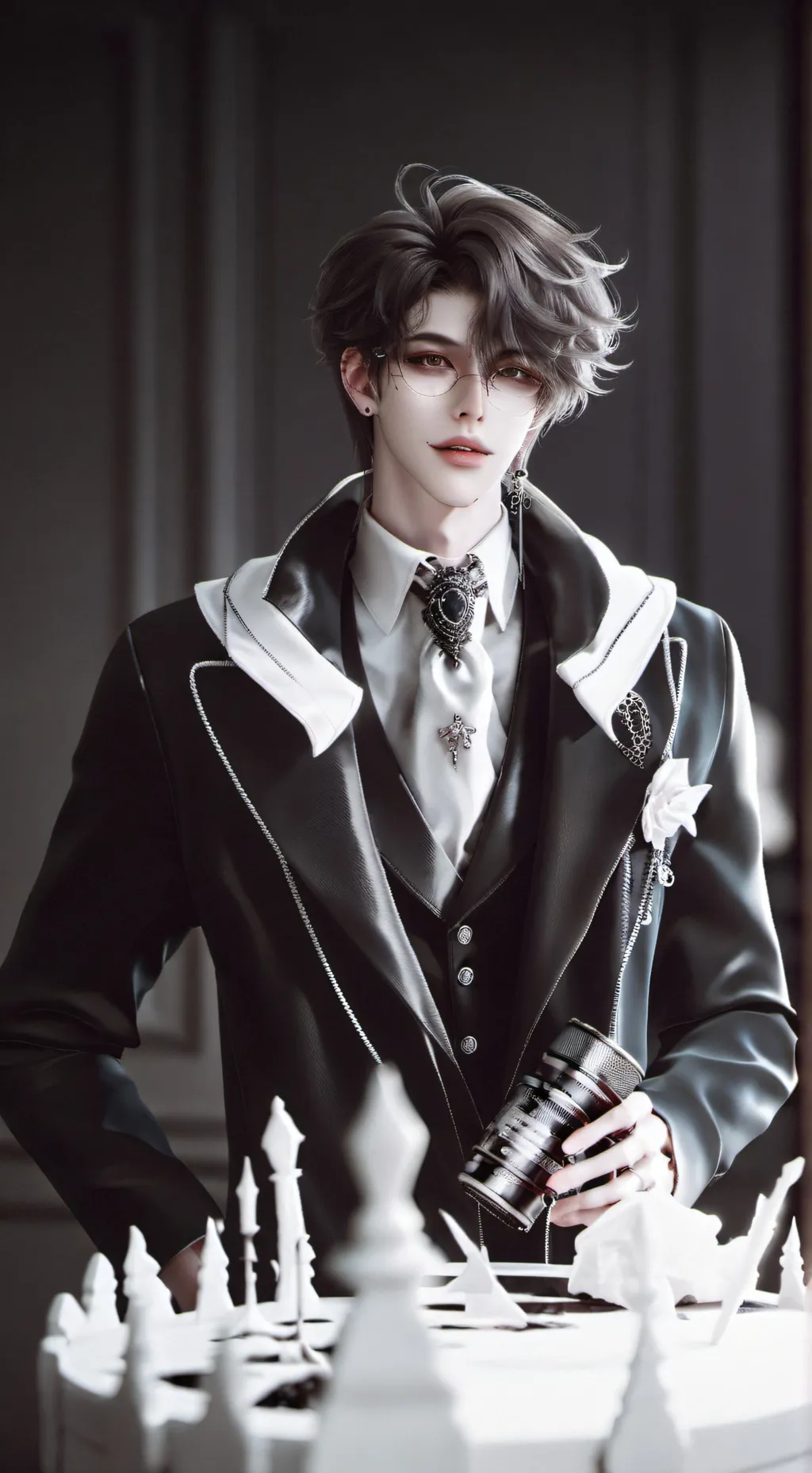 ai character: Max background