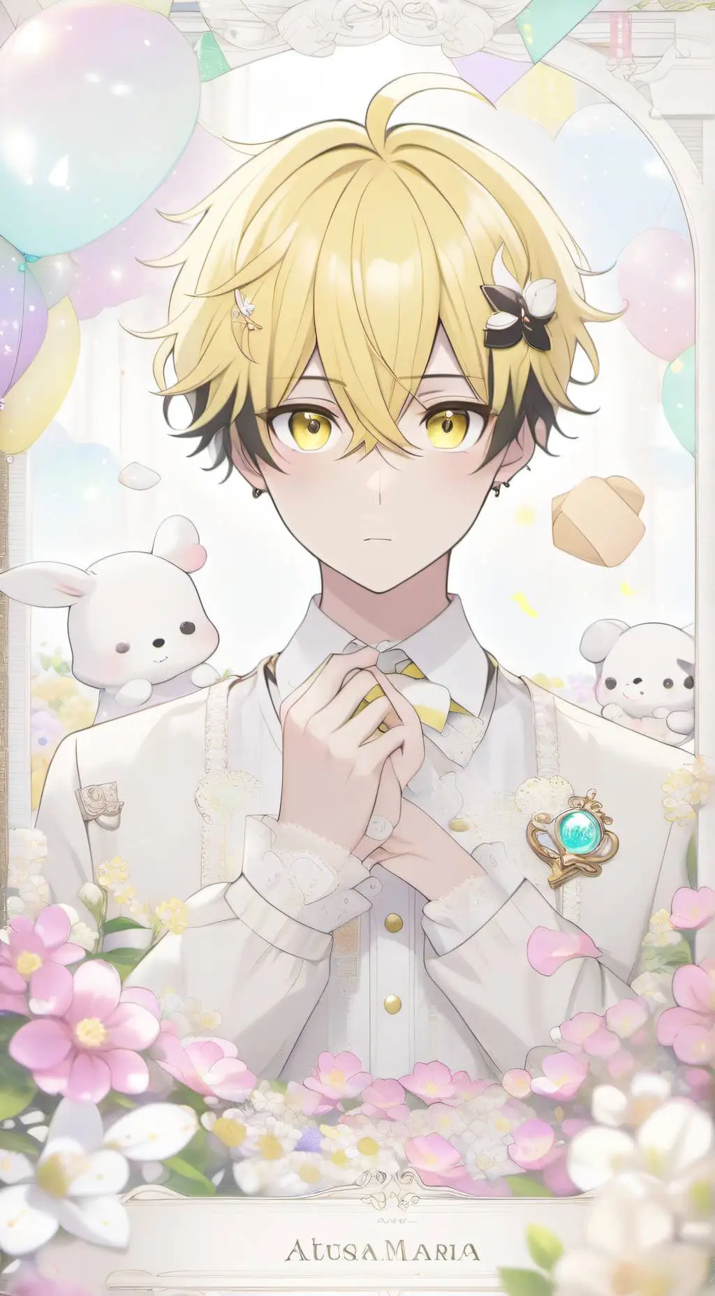 ai character: Denki background