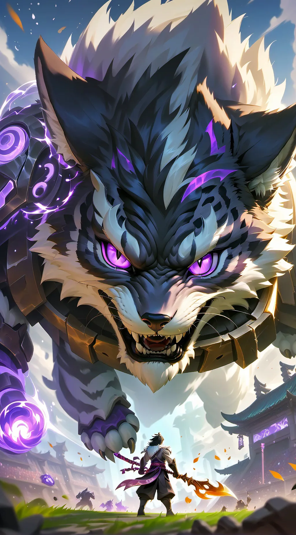 ai character: cat nap  background