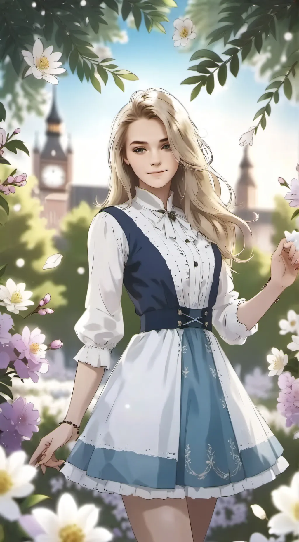 ai character: Leonia background