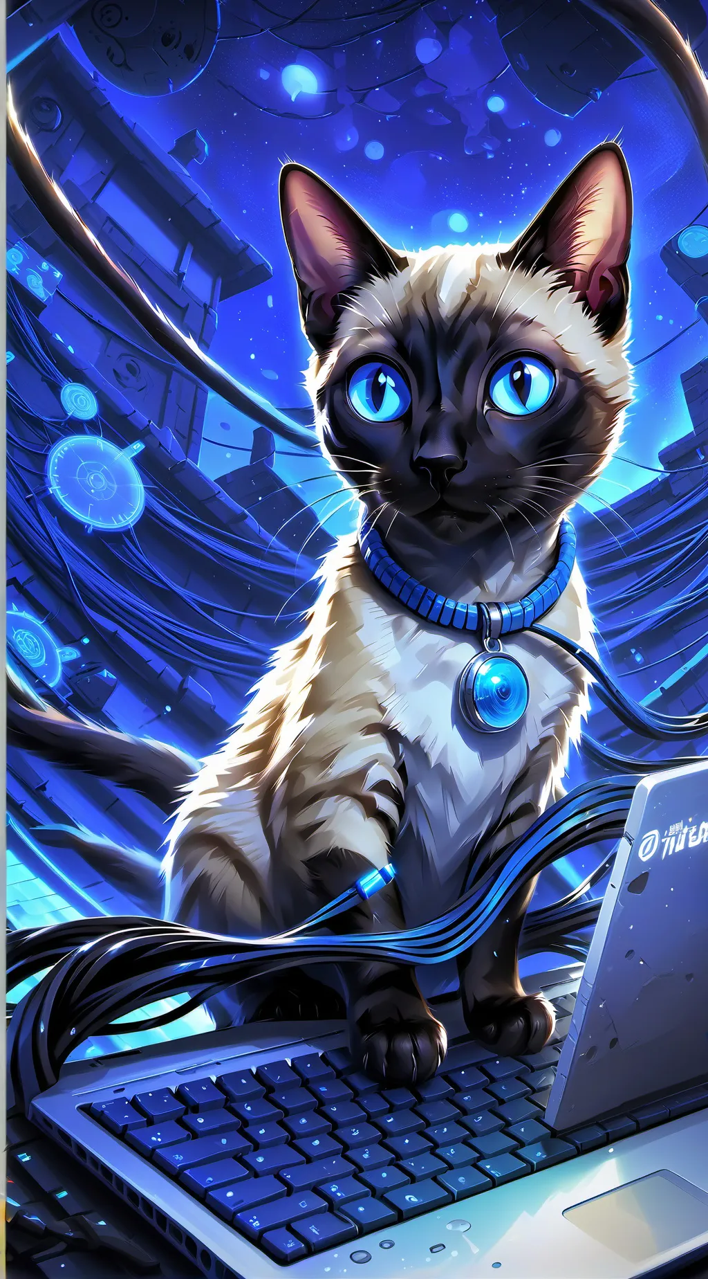 ai character: Pixel background