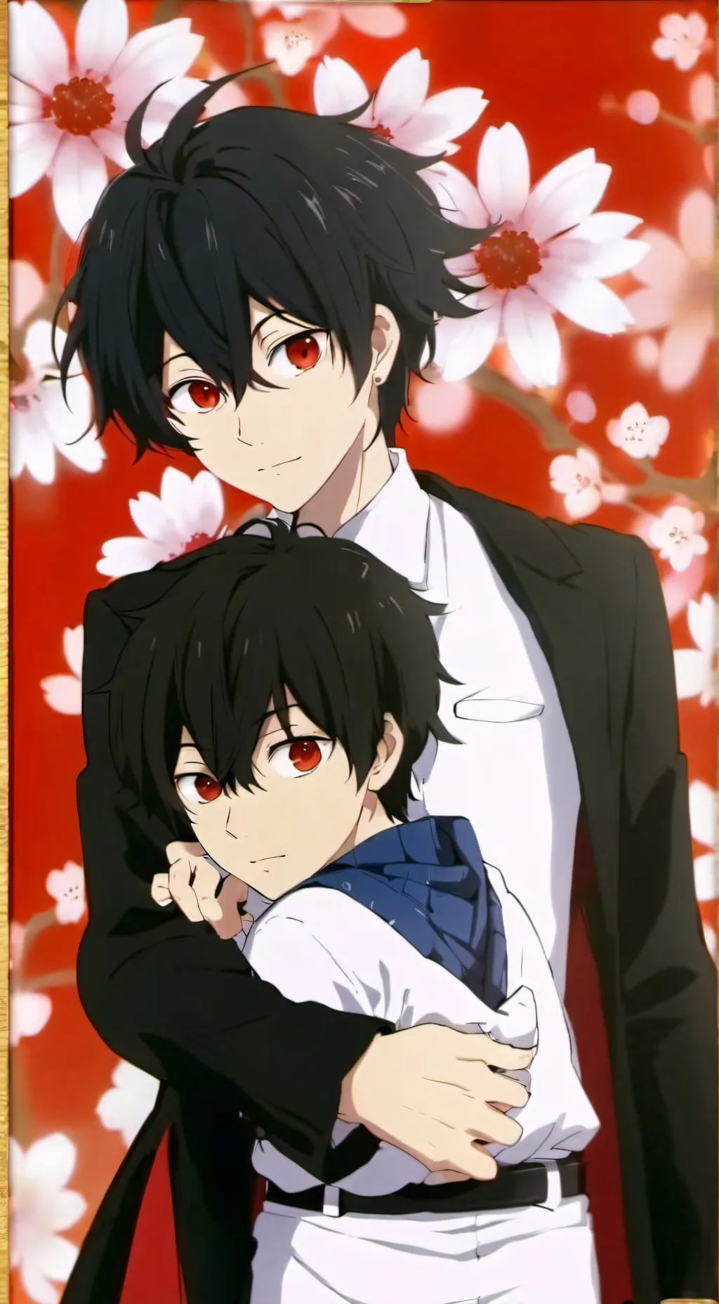 ai character: muzan x tanjiro background