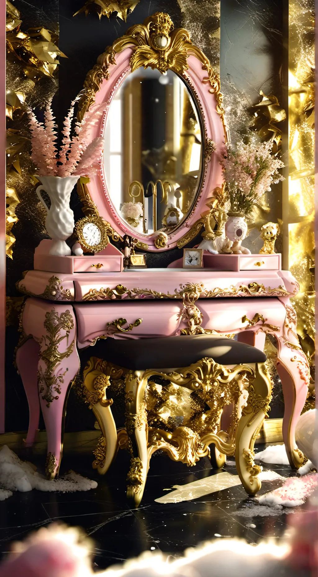 ai character: Zesty glisten background