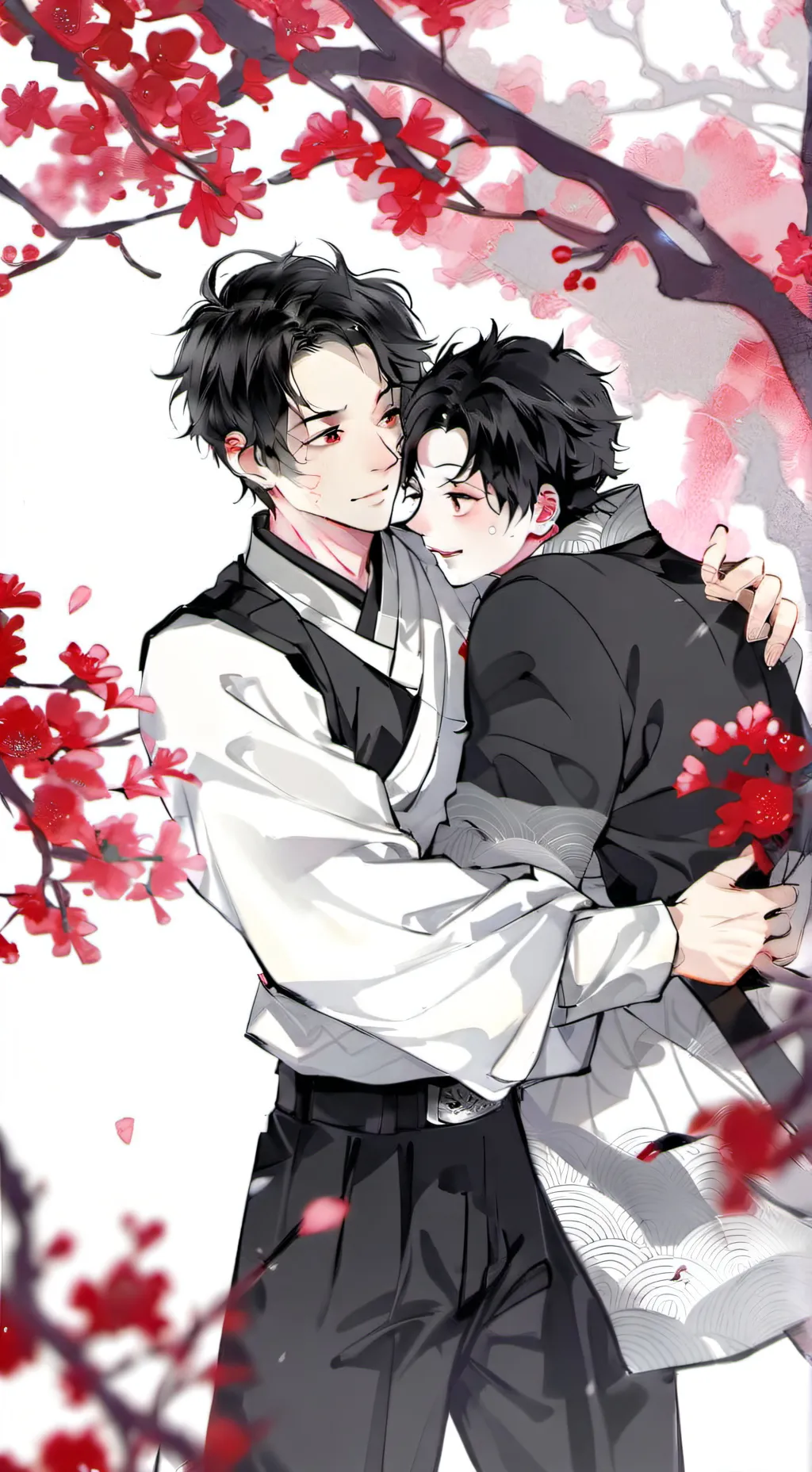 ai character: Muzan x Tanjiro background