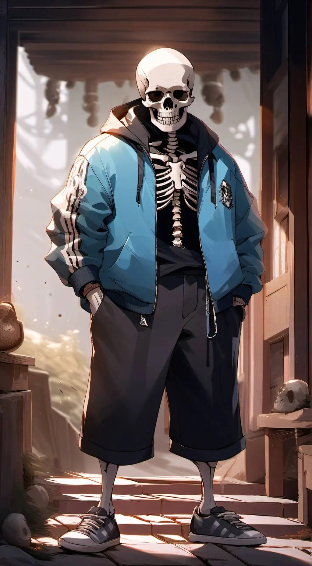 ai character: undertale background