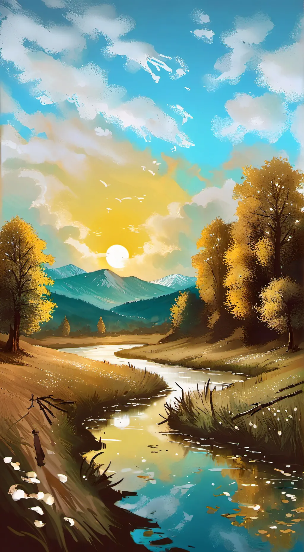 ai character: SPRUNKIES background