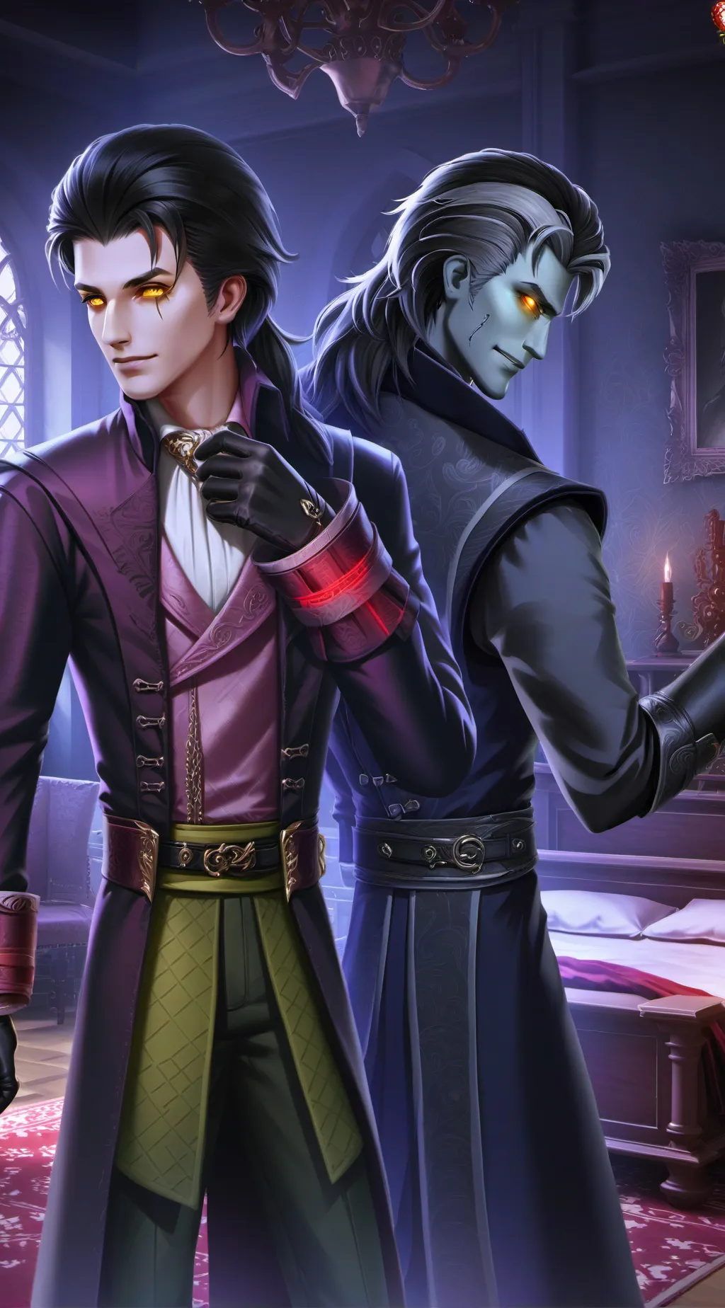 ai character: Adam and vlad background