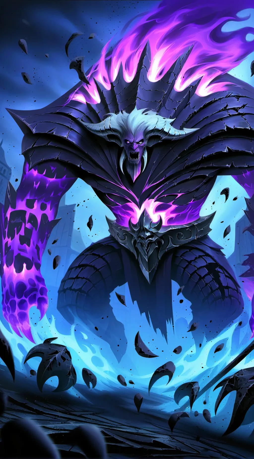 ai character: The Purple Parade background