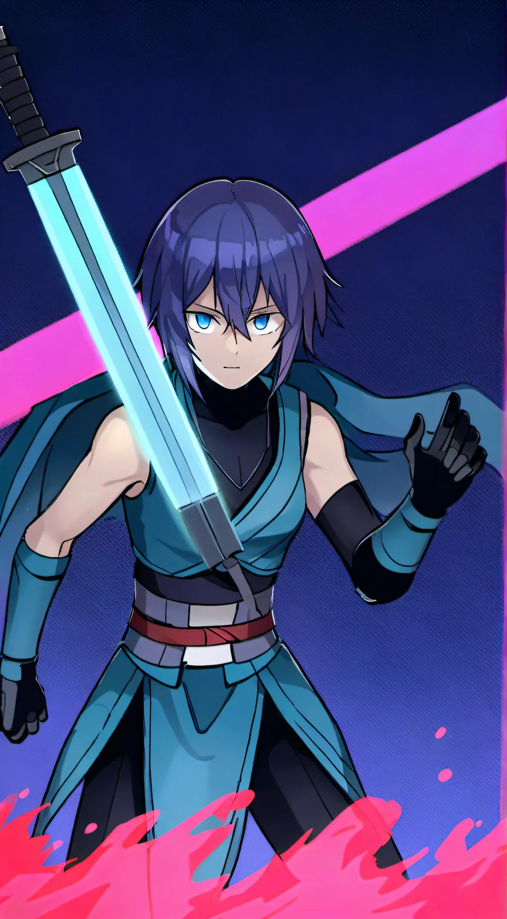 ai character: Saurva background