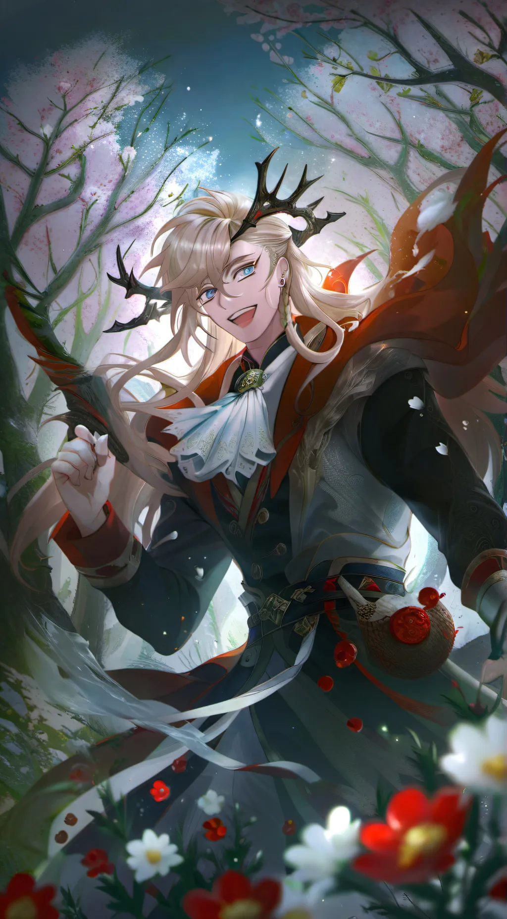 ai character: akazazinho + douma background