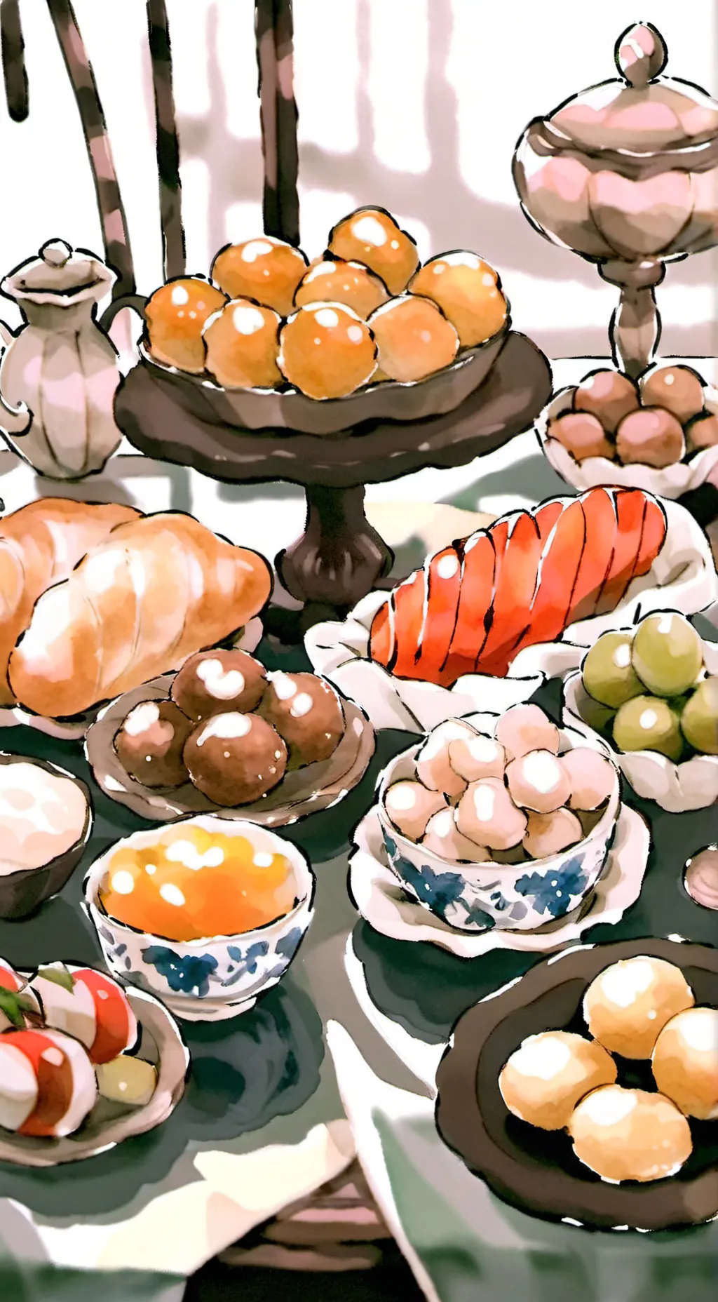 ai character: Take a break 🙂 background