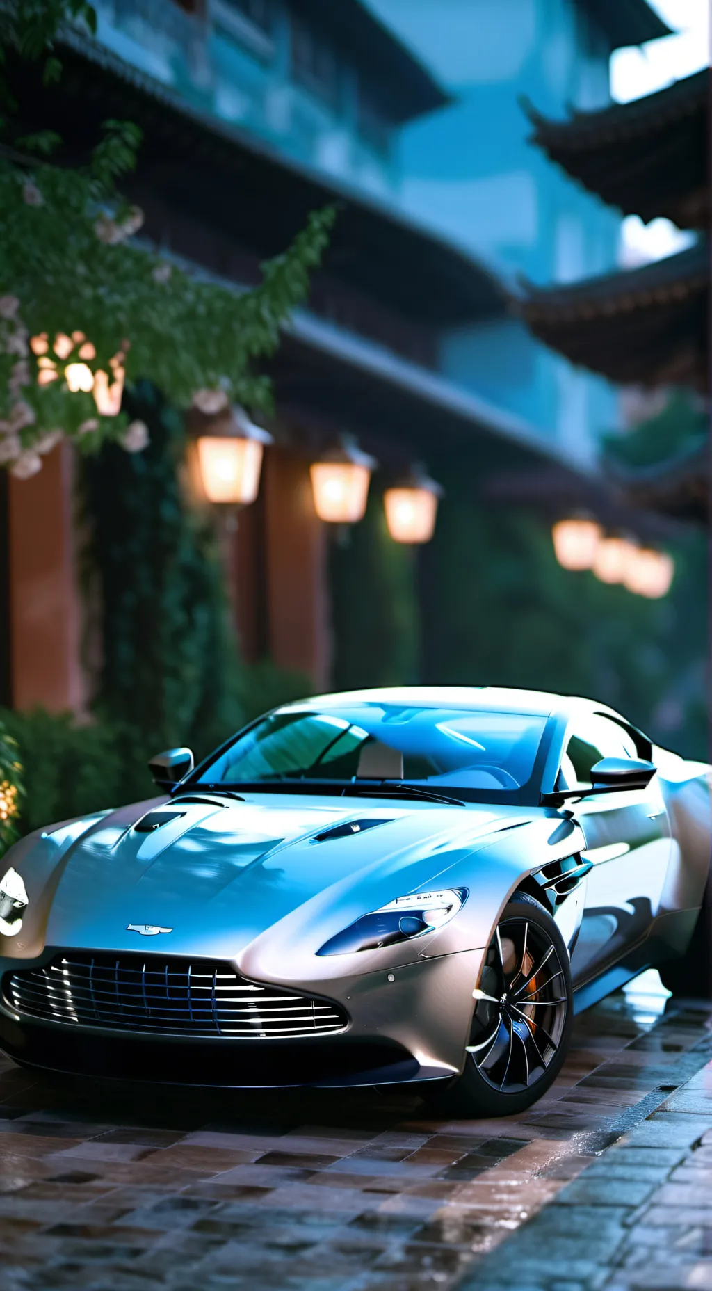 ai character: Aston Martin DB10  background