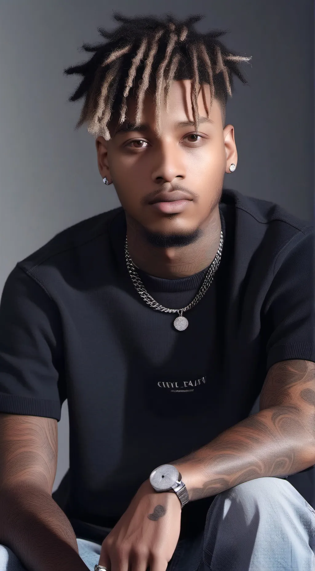 ai character: juice wrld background