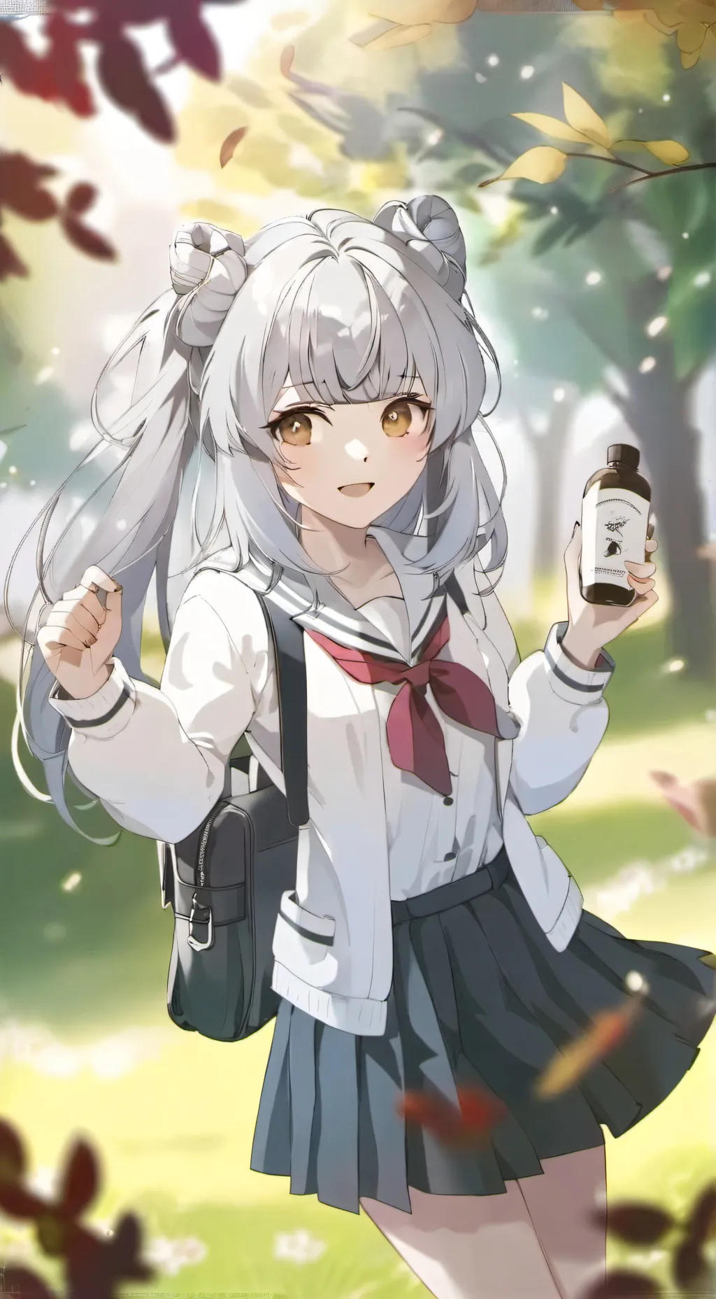 ai character: Hybrid school 2 background