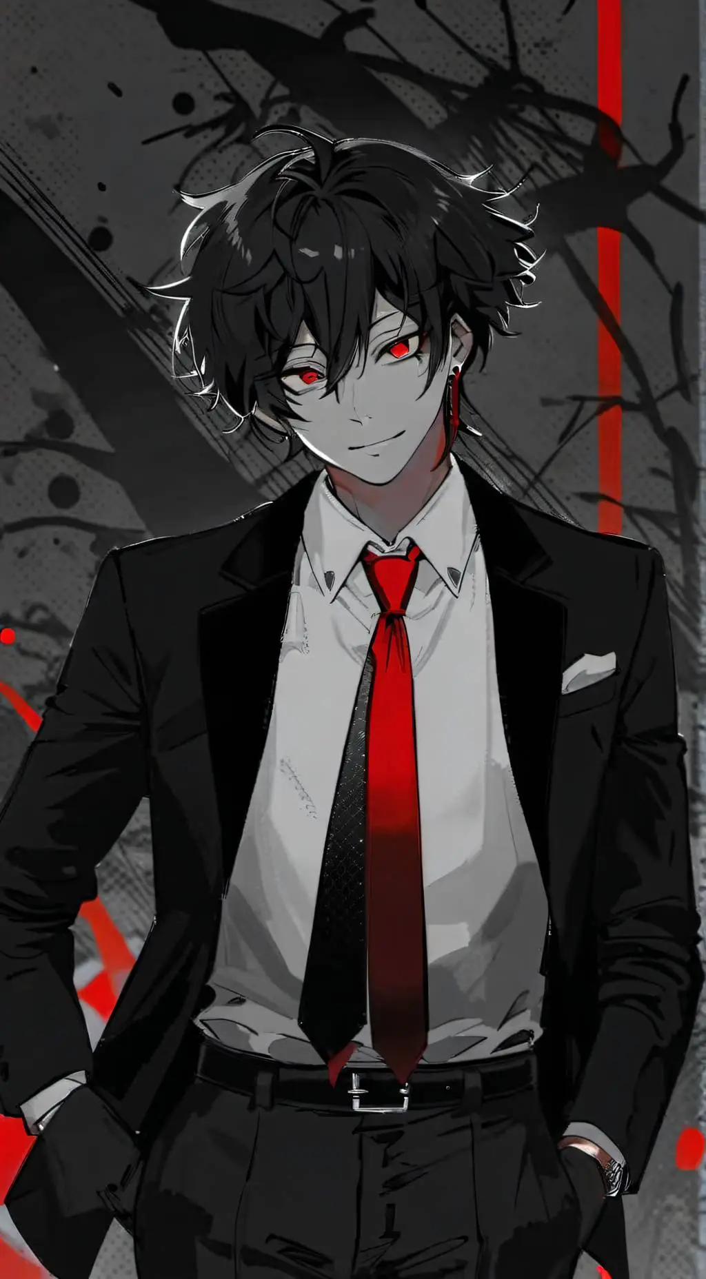 ai character: deku🤑💖 background