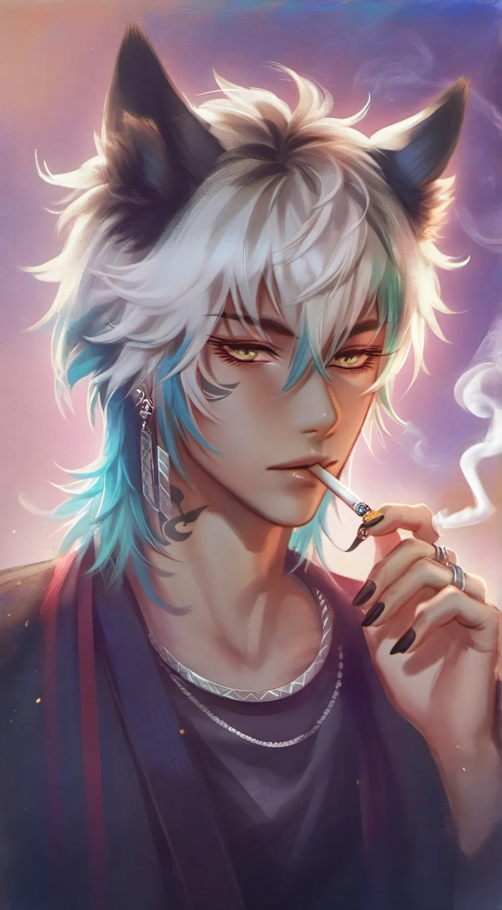 ai character: The City Two World background