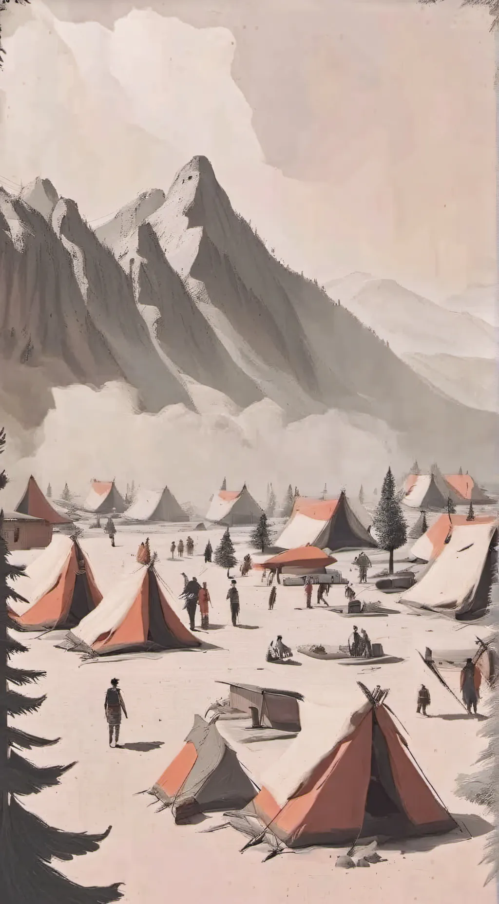 ai character: campamento escolar background