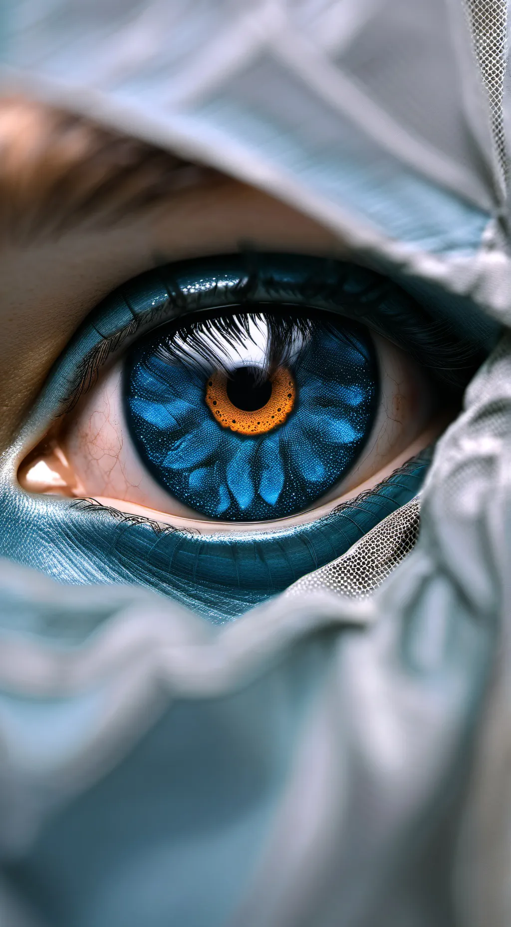 ai character: eye background