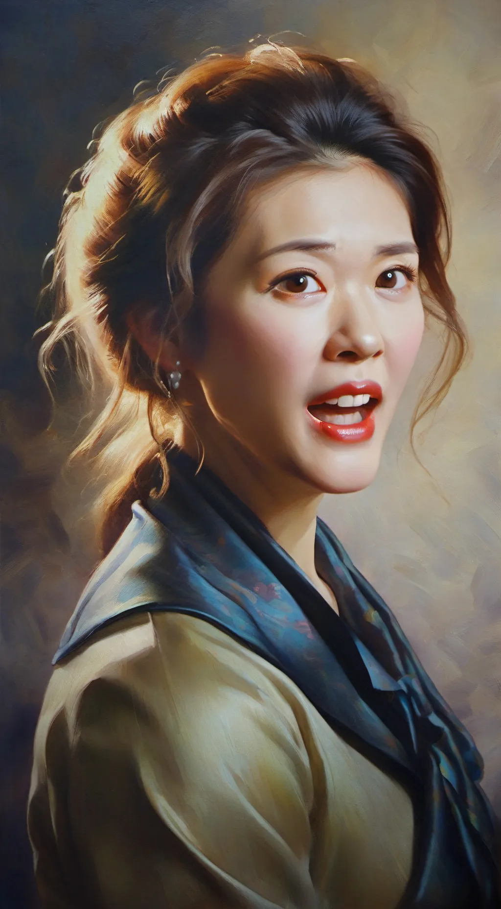 ai character: smiling critters  background