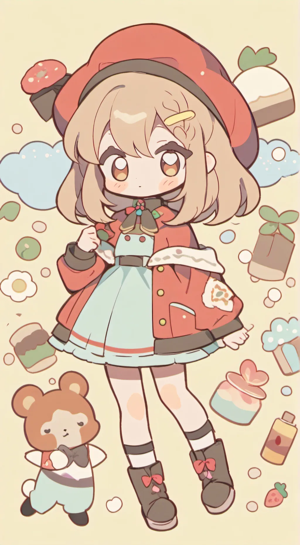 ai character: Jessie brawl  background