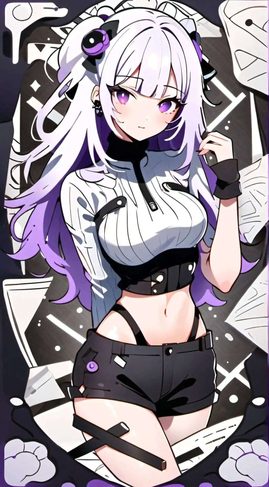 ai character: Kally -3000 background