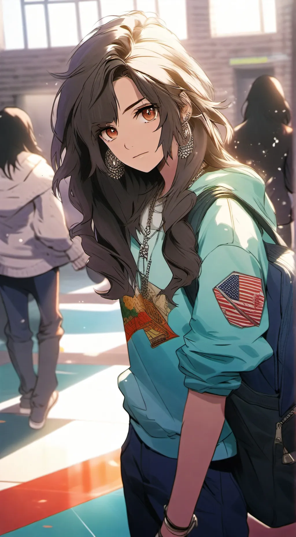 ai character: Kelly  background