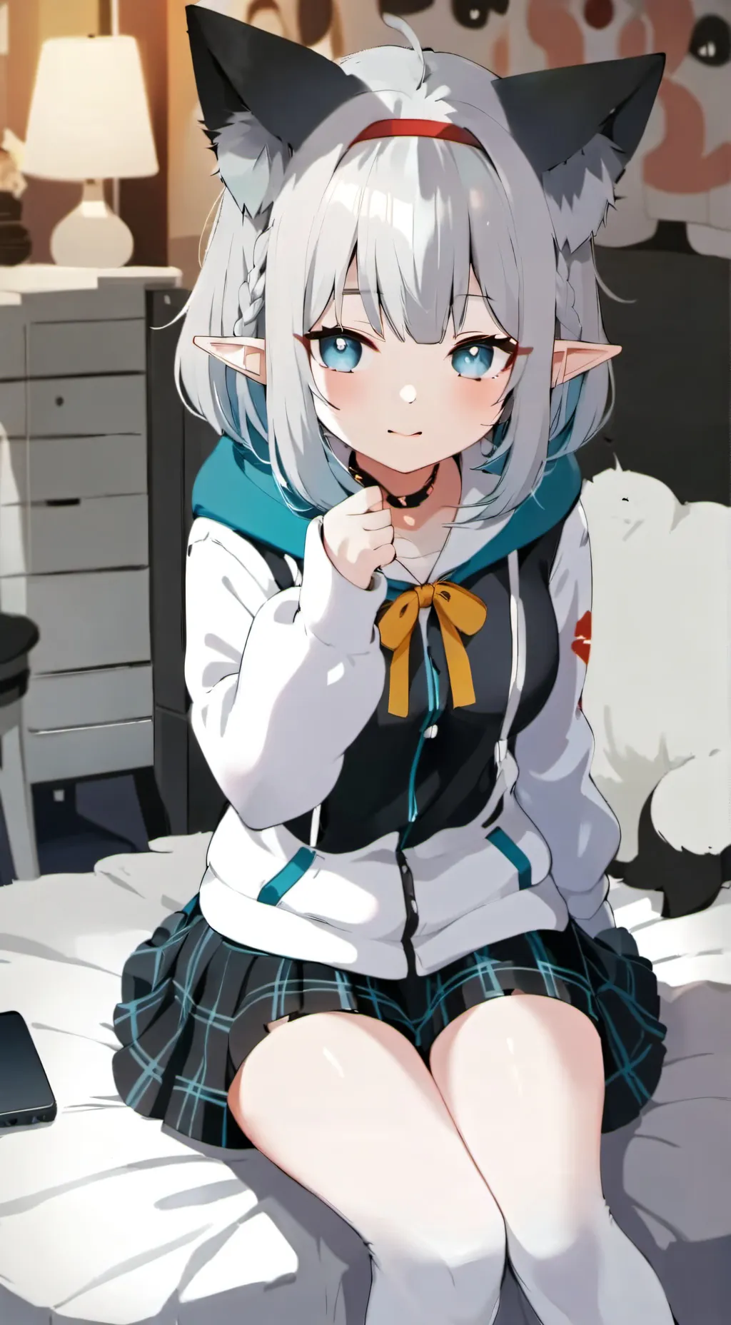 ai character: Elf Girl background