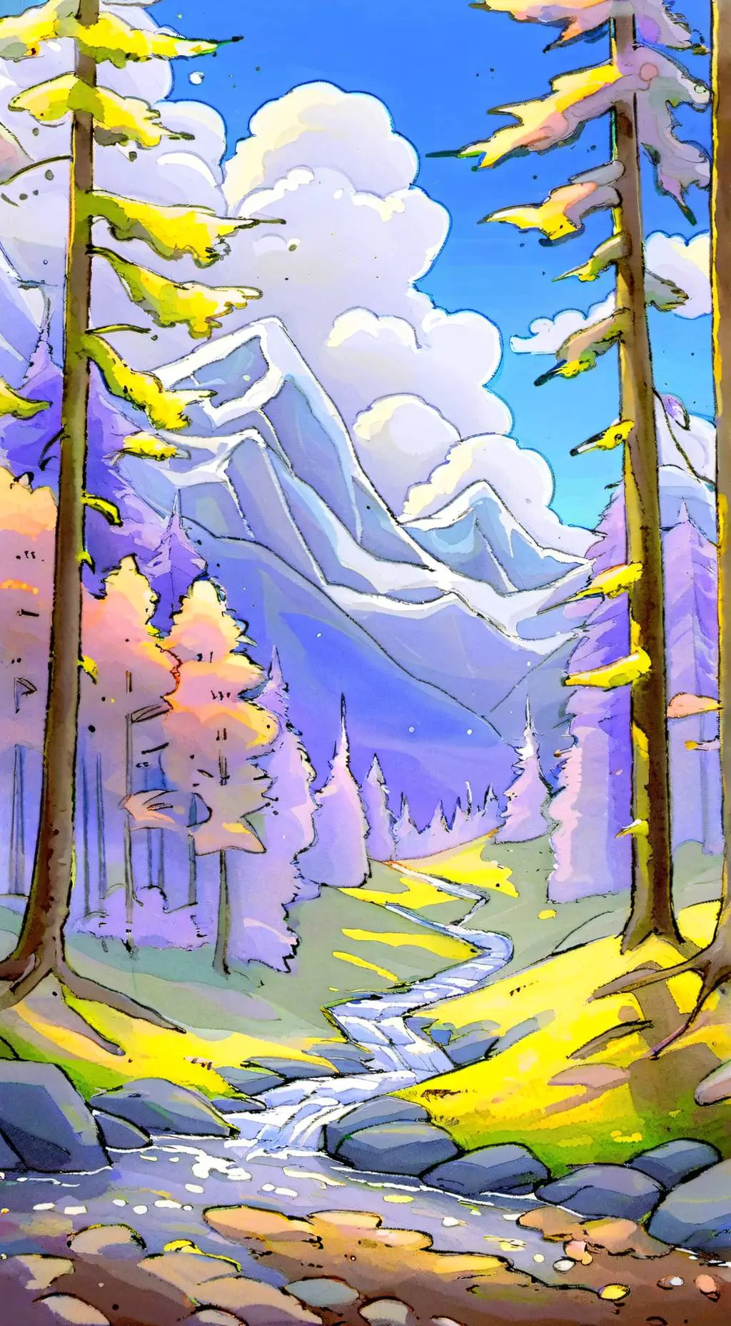 ai character: kny twin. background