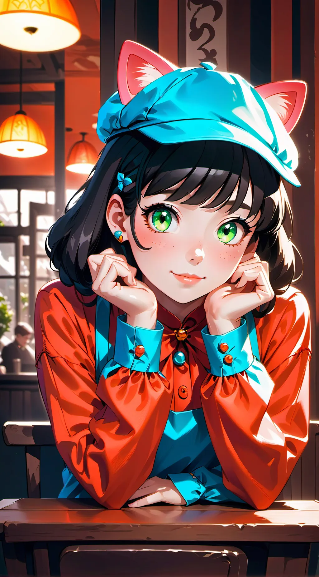 ai character: Lily background