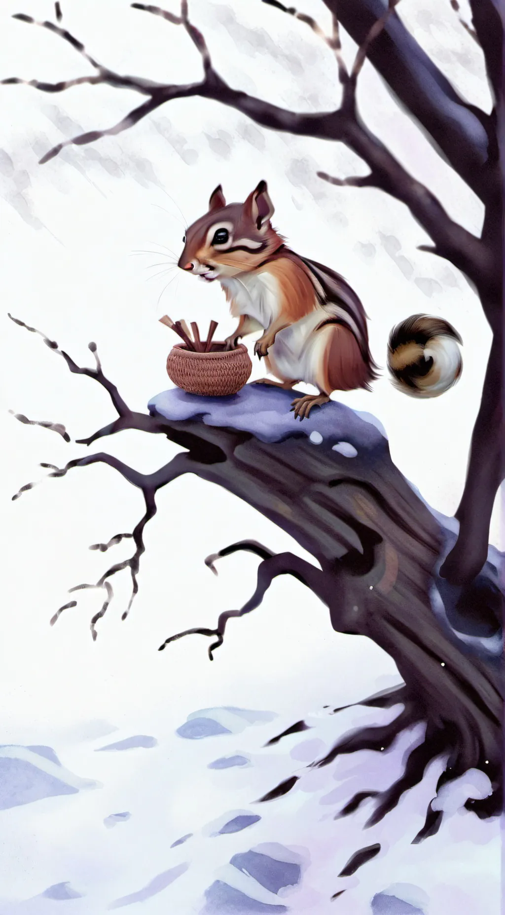 ai character: chipmunks  background