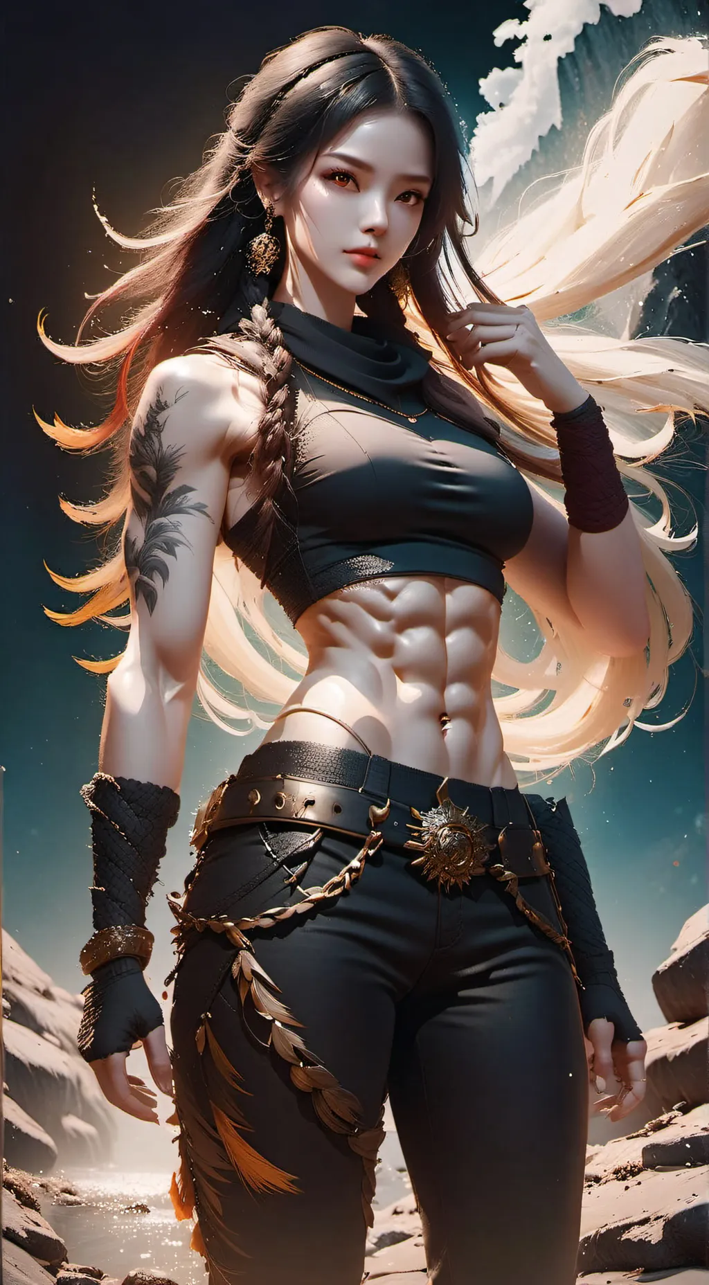 ai character: Athena background