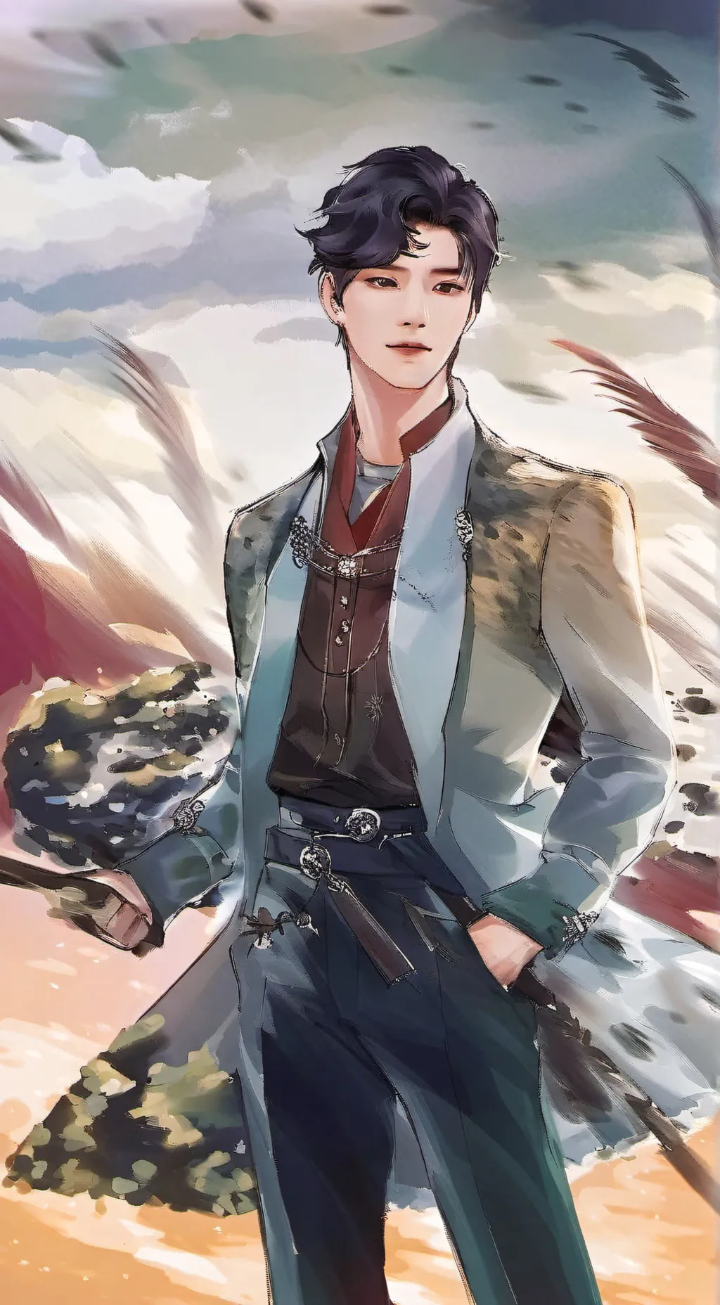 ai character: hyunjinie background