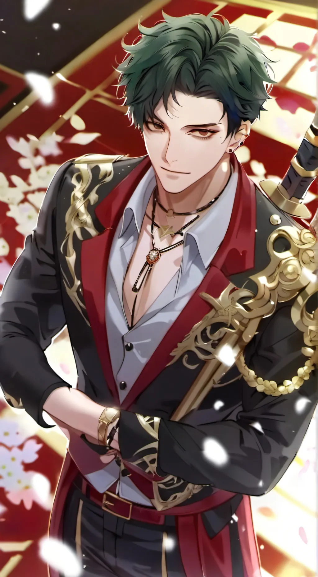 ai character: zoro background