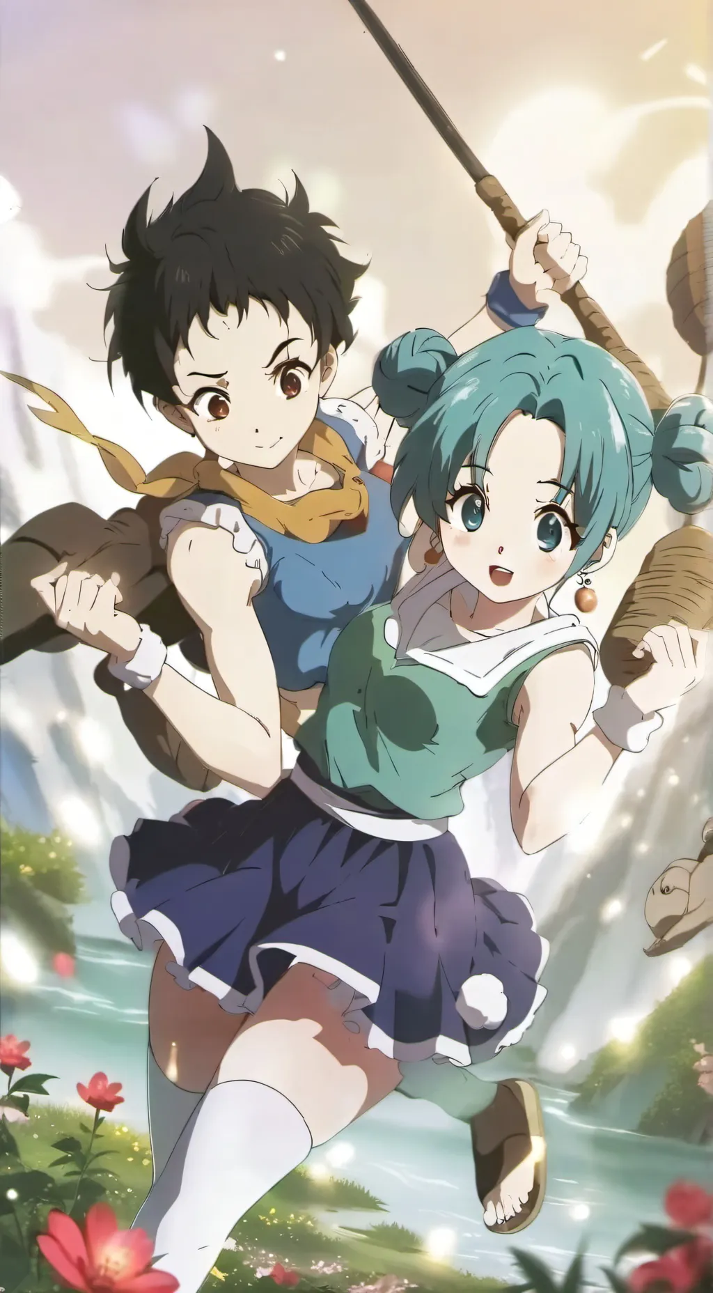 ai character: dbs girls all love background