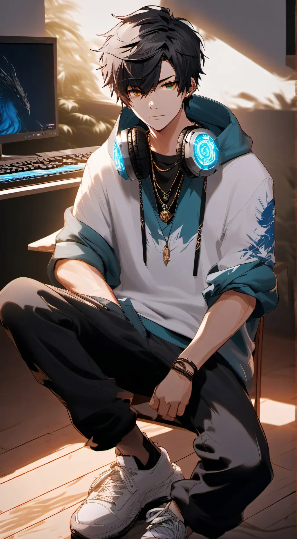 ai character: Max Anderson  background