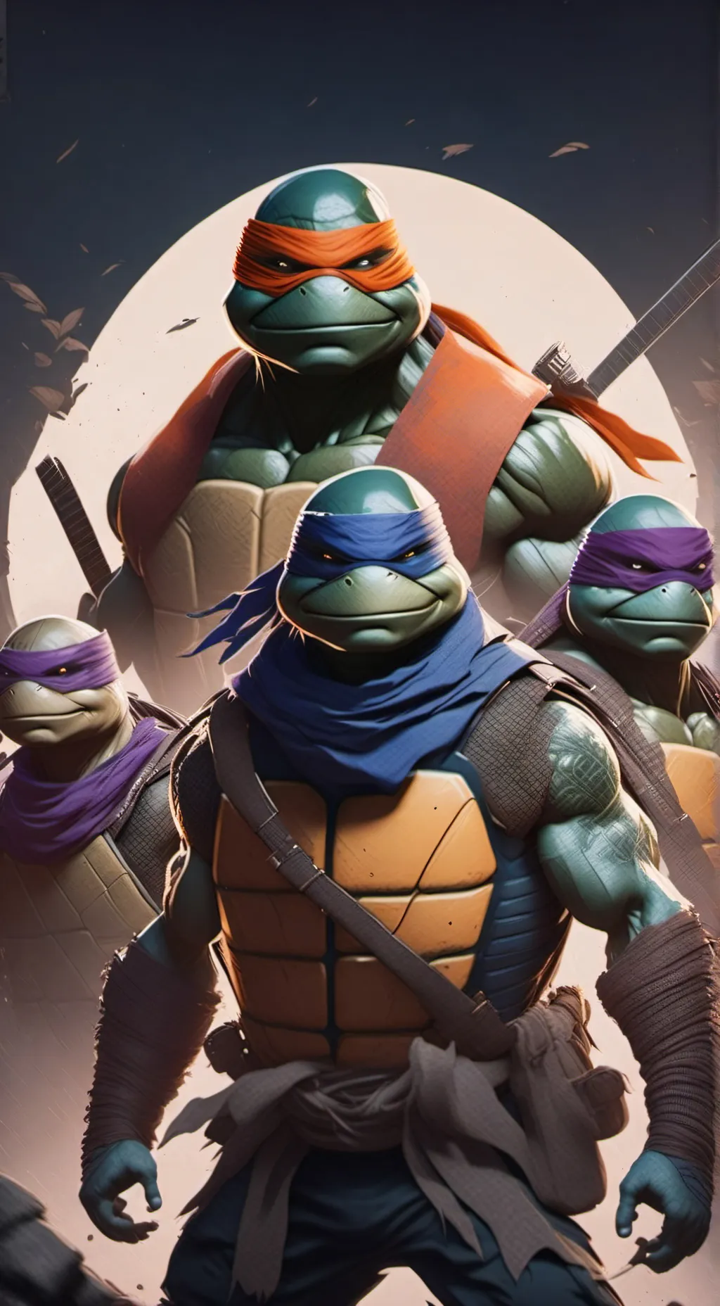 ai character: 2014 TMNT 🐢 background