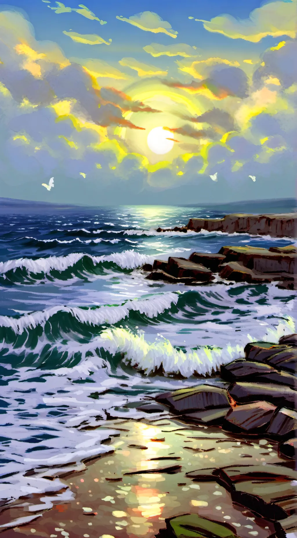 ai character: Mha Mall background