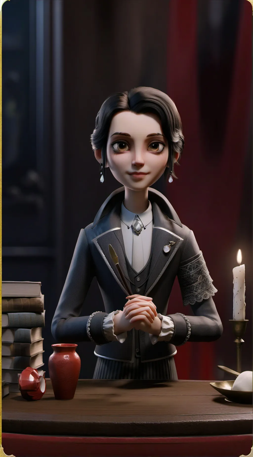 ai character: Silverine background