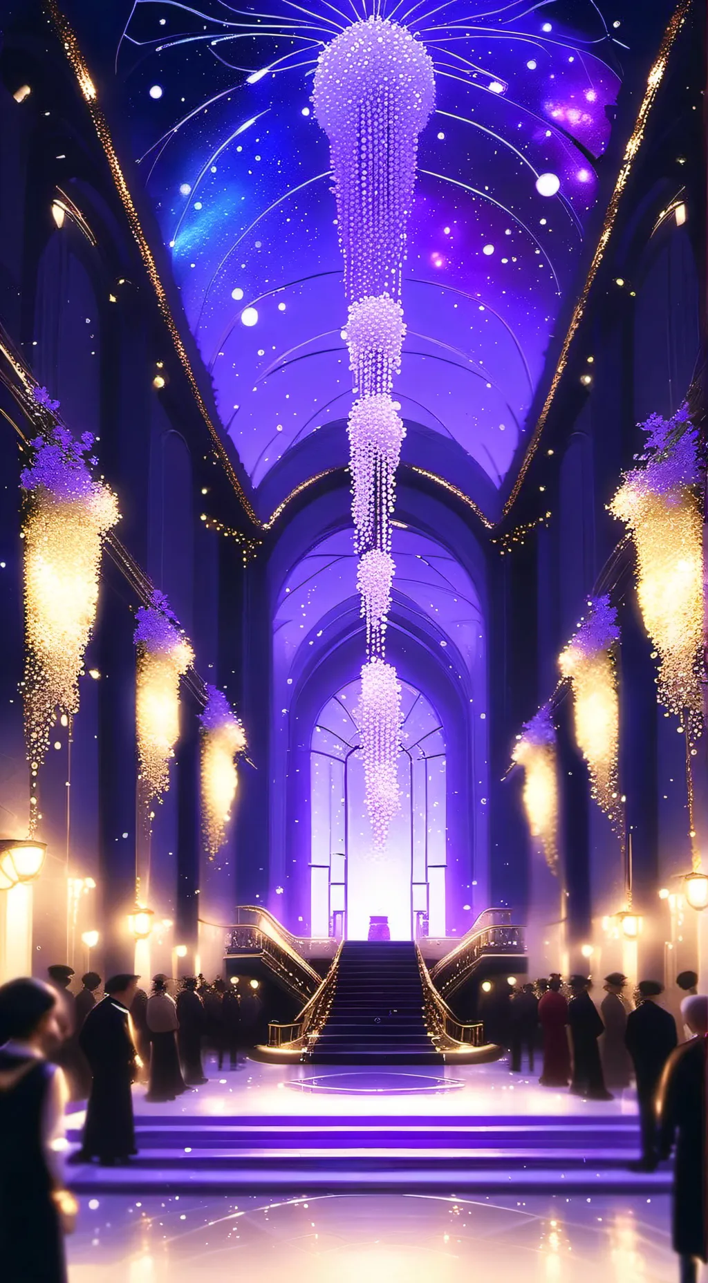 ai character: Avengers Party background