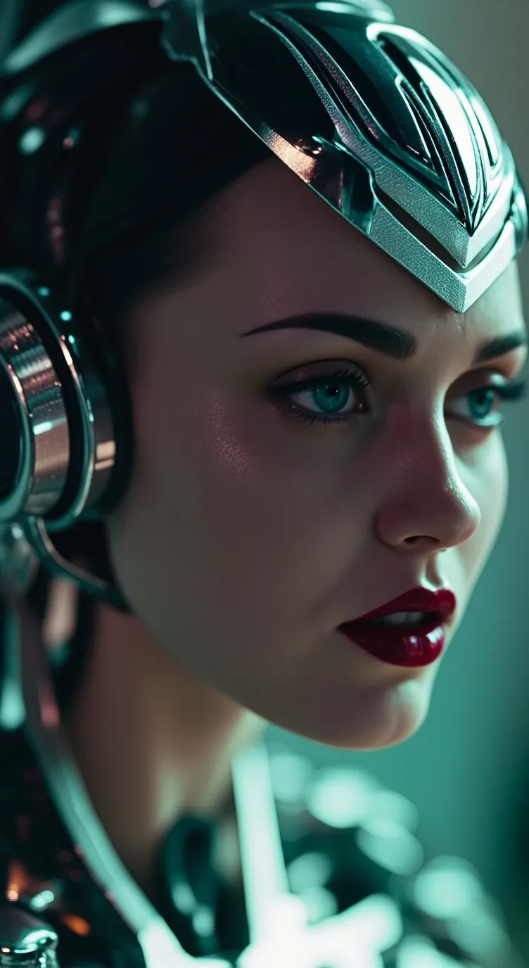 ai character: cybergirl background