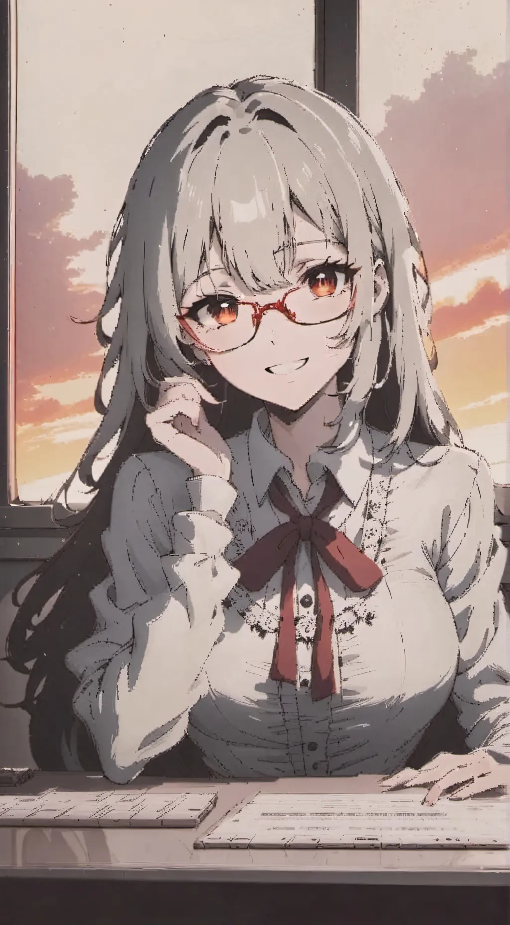 ai character: Rei background