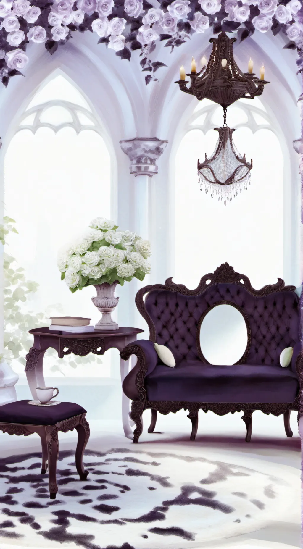 ai character: Weird strict dad background